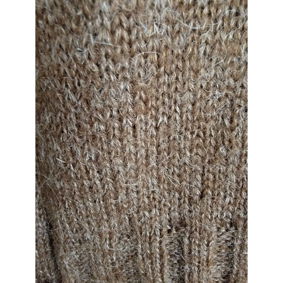 ASTR The Label Cowlneck Cape Side Split Hem Wool Blend Sweater‎ Brown Sz M NWOT - Picture 8 of 15